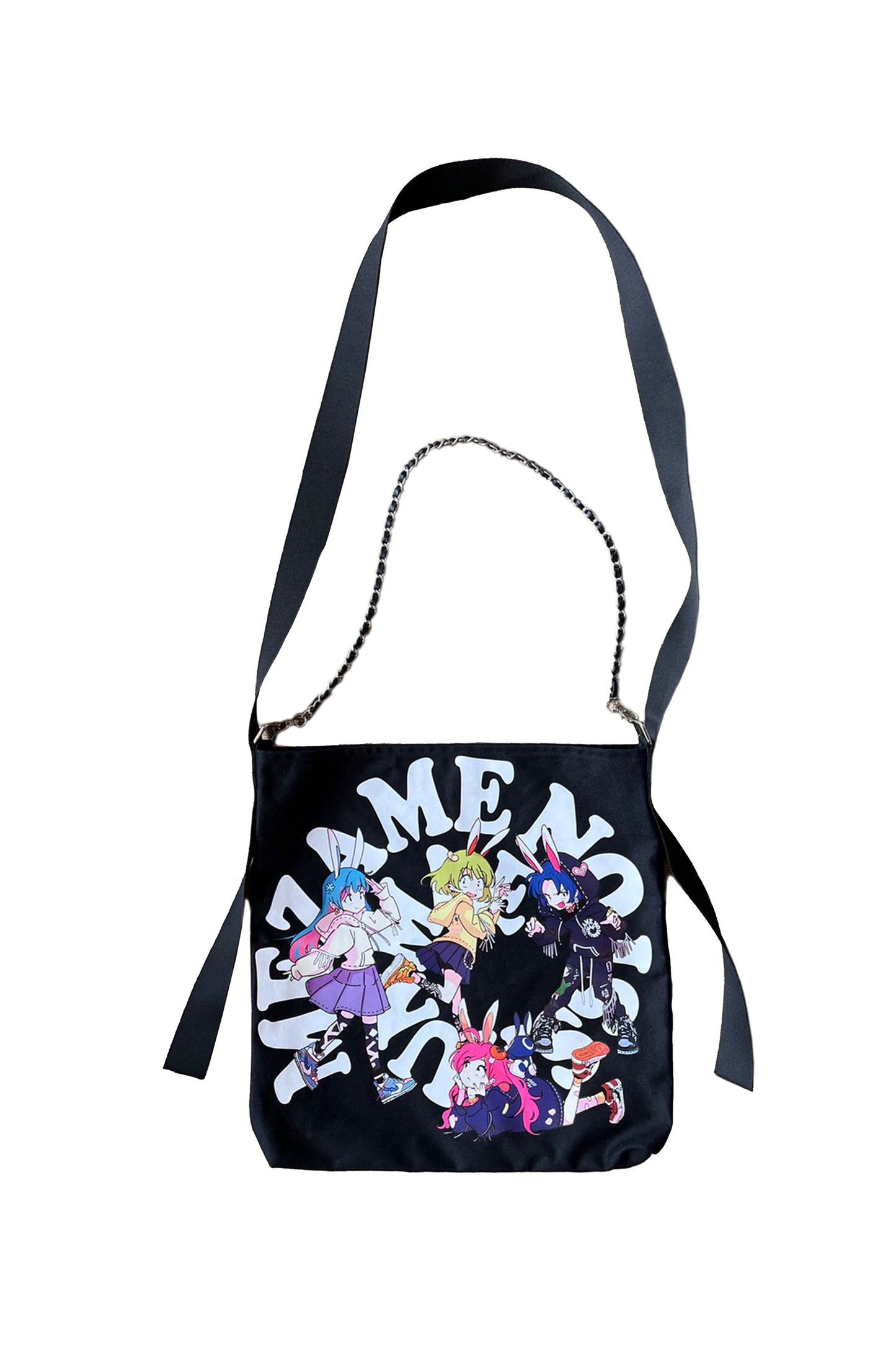 【予約商品】MEZAME NO GIRL’S COLLABORATION CANVAS BAG ILLUSTRATION BY NISHINODA