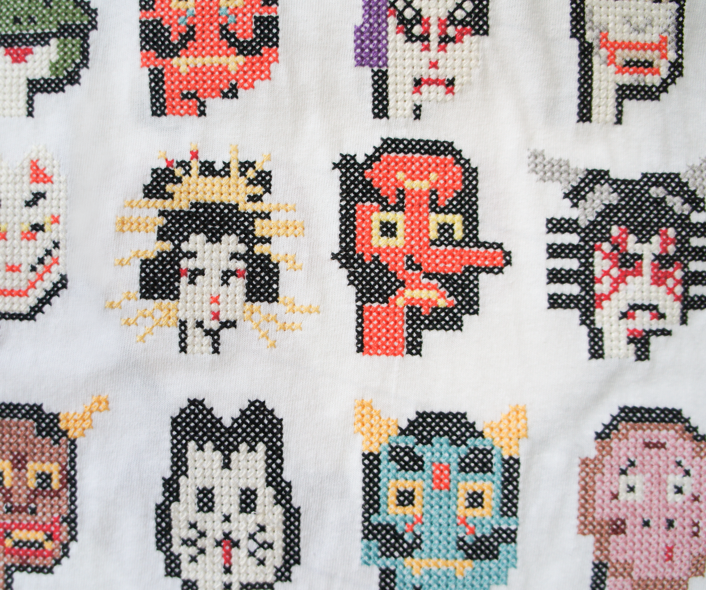 MEZAME NO THE KABUKI 刺繍TーSHIRT フルカラーTYPE