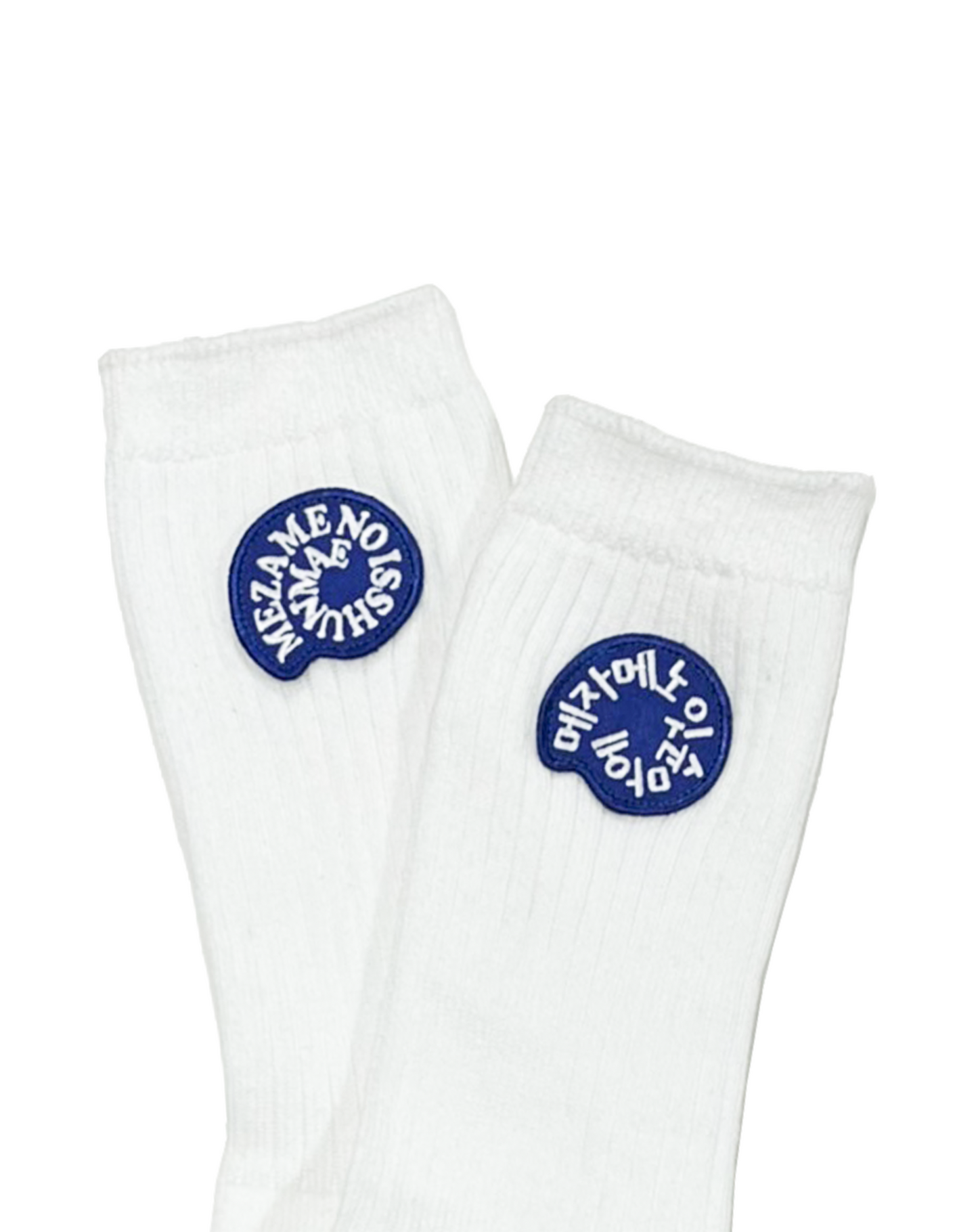 MEZAME NO ROUND LOGO SOCKS