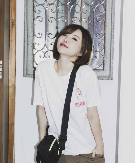 【予約商品】SATOMI YURIA X MEZAME DAKI MAGURO T-shirt 抱きマグロTシャツ