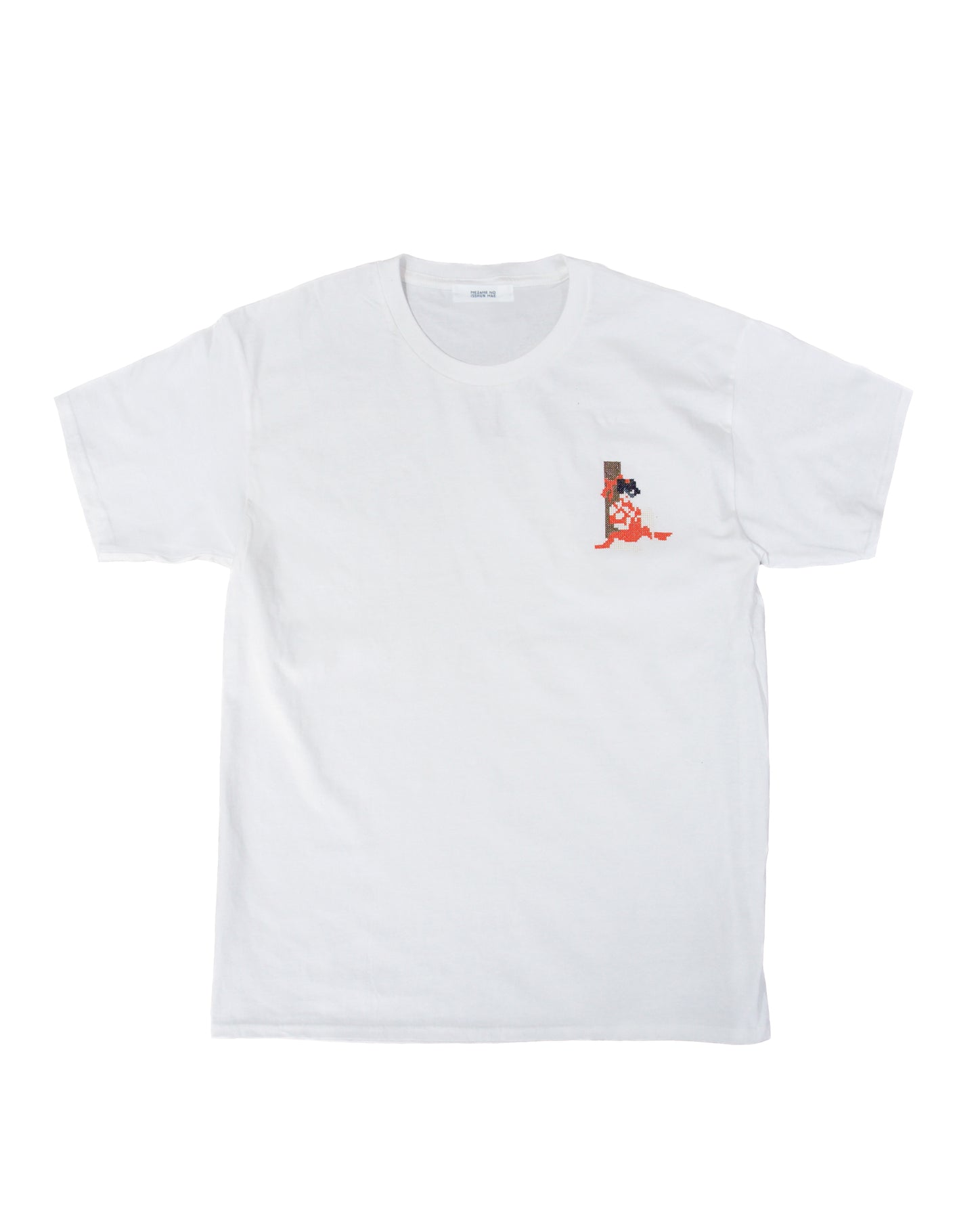 【NEW】MEZAME NO ピクセル縛り刺繍T-SHIRT