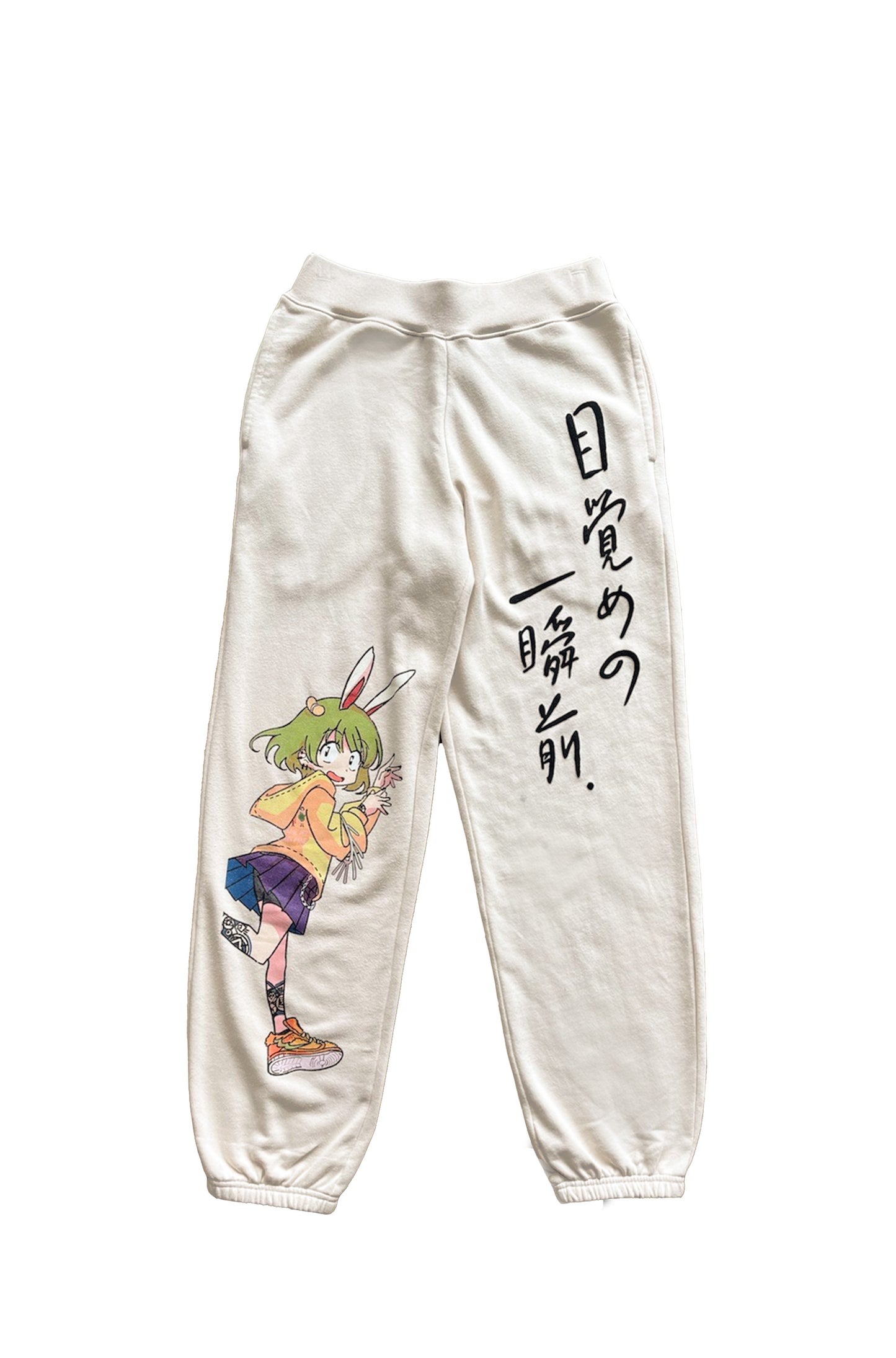 【予約商品】MEZAME NO GIRL’S COLLABORATION SWEAT PANTS ILLUSTRATION BY NISHINODA