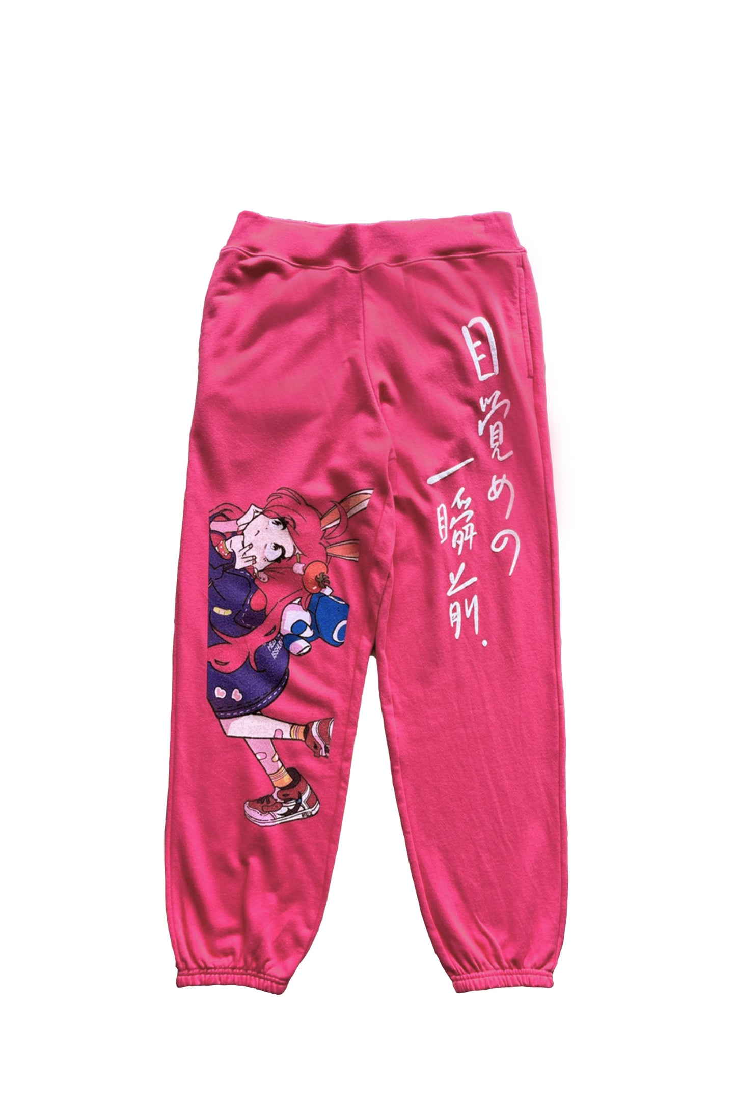 【予約商品】MEZAME NO GIRL’S COLLABORATION SWEAT PANTS ILLUSTRATION BY NISHINODA