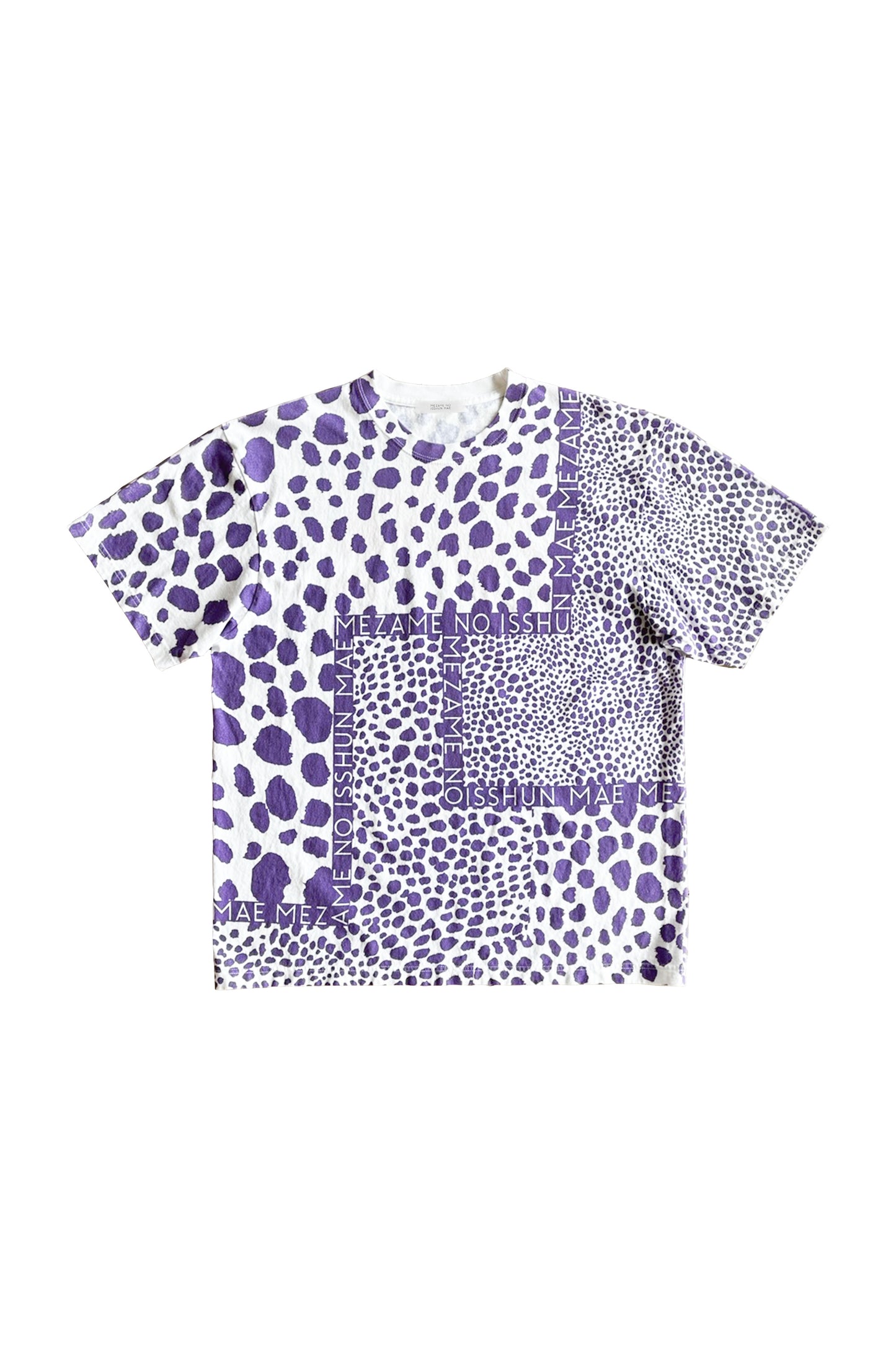 【予約商品】MEZAME NO GIRL’S COLLABORATION LEOPARD PATTERNED ALL OVER T-SHIRT ILLUSTRATION BY NISHINODA