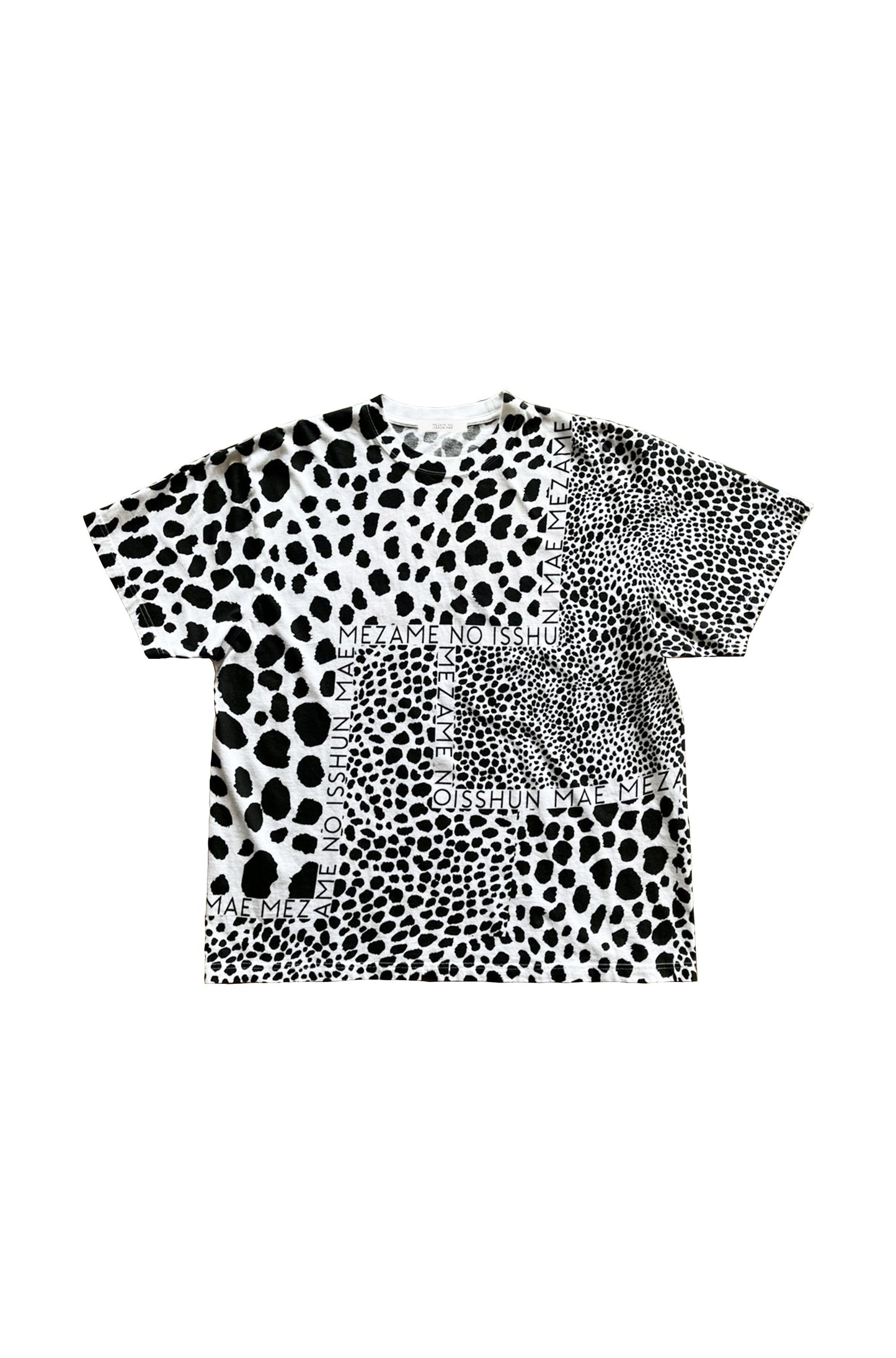 【予約商品】MEZAME NO GIRL’S COLLABORATION LEOPARD PATTERNED ALL OVER T-SHIRT ILLUSTRATION BY NISHINODA