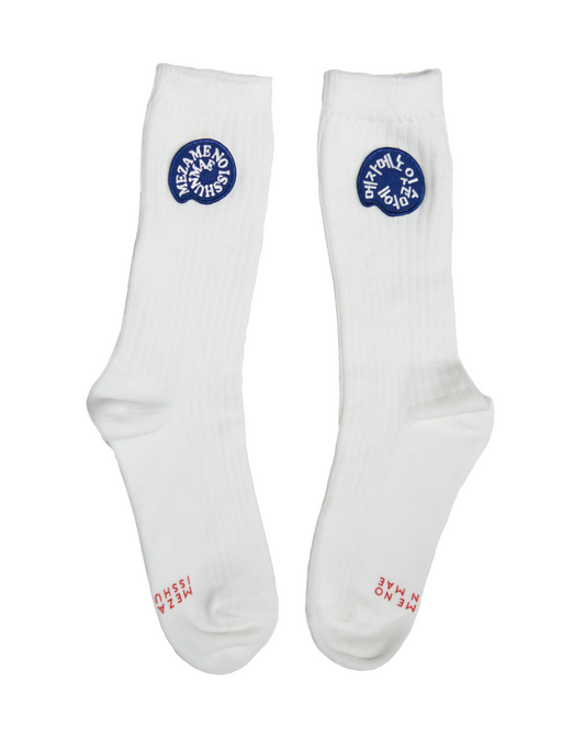 MEZAME NO ROUND LOGO SOCKS